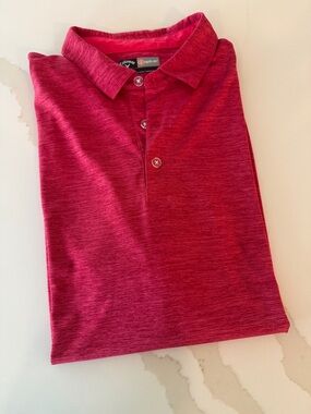 Callaway Men's Heather Red Polo
